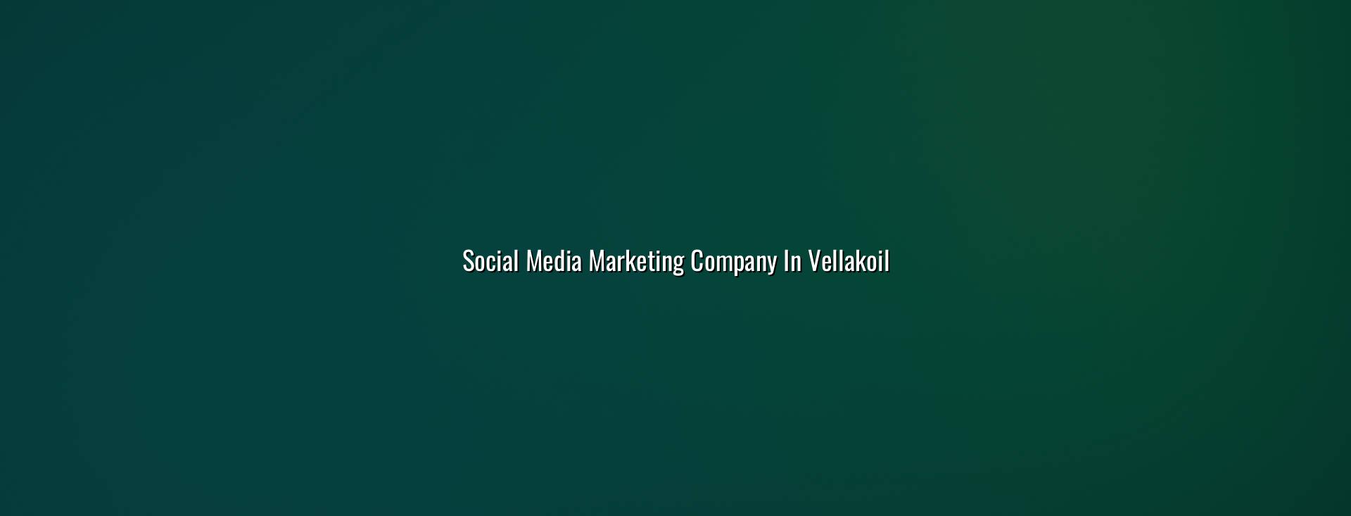 Social media marketing company in Vellakoil — WebGLITS