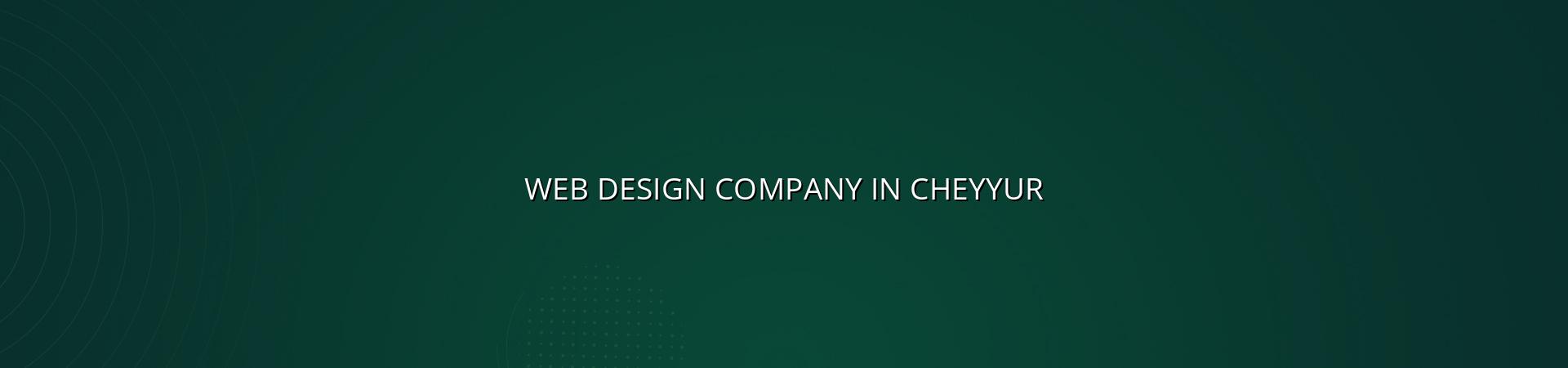 Web design company in Cheyyur by WebGLITS
