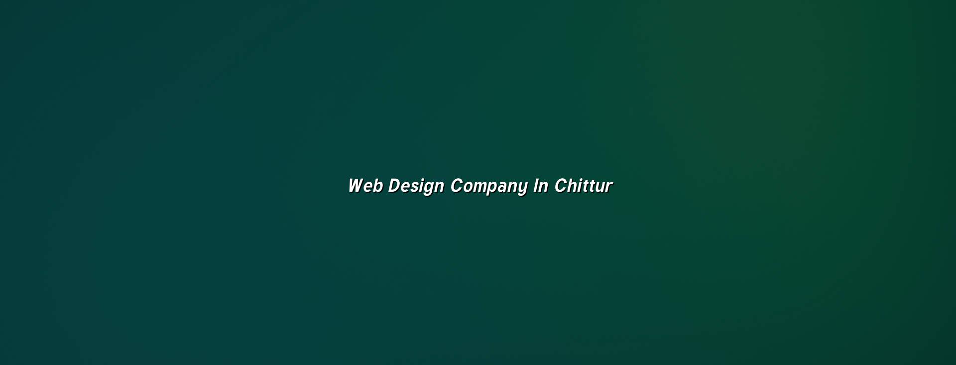 Web design company in Chittur — WebGLITS