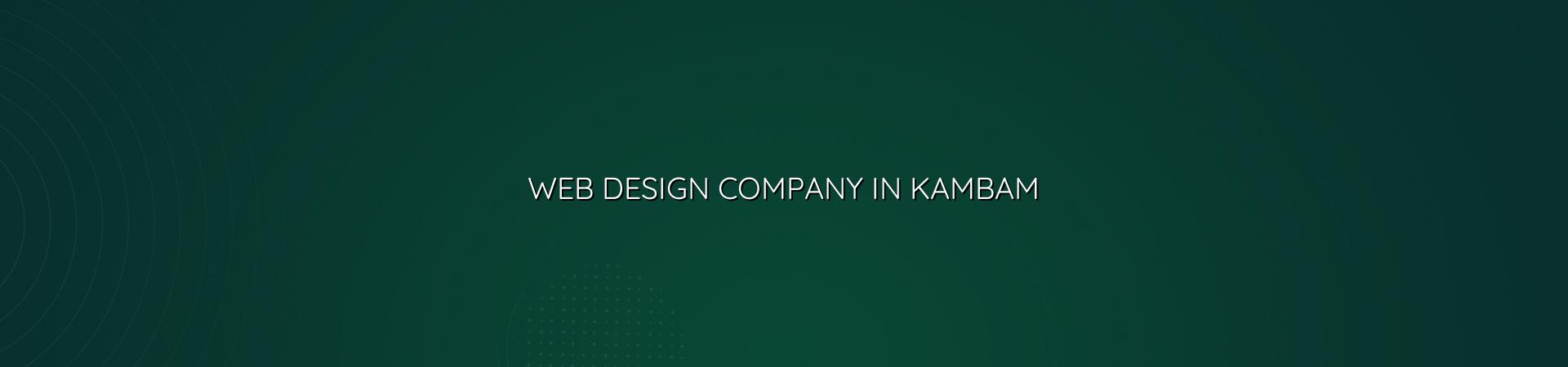 Web Design Company in Kambam — WebGLITS