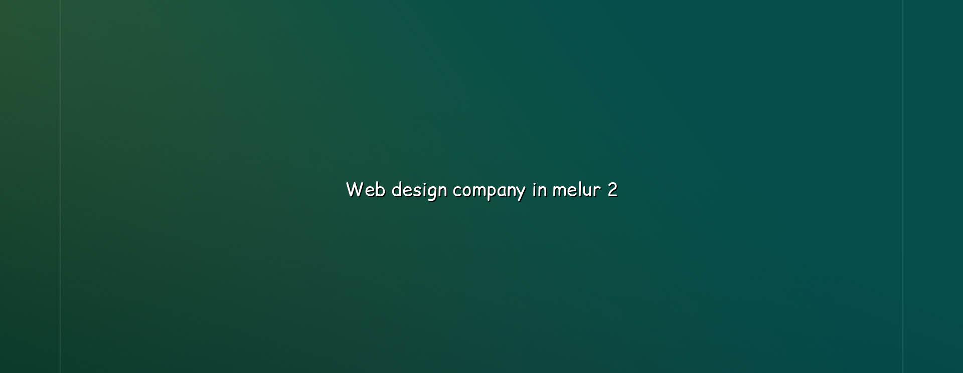 Website planning for Melur businesses