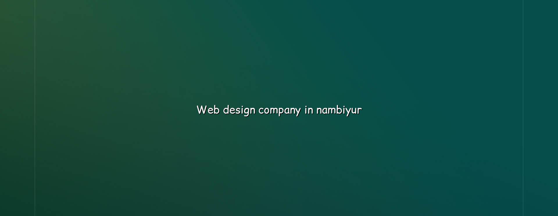 Web design company in Nambiyur — WebGLITS