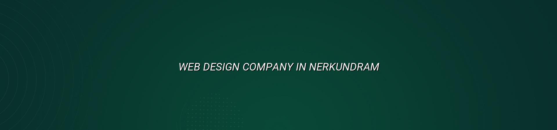 Web Design Company in Nerkundram — WebGLITS