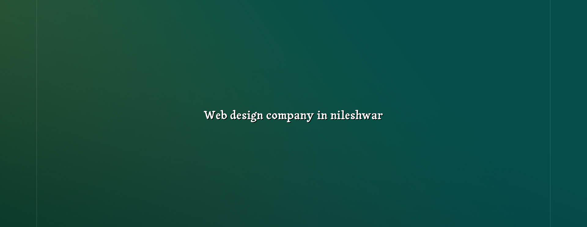 Web design company in Nileshwar — WebGLITS