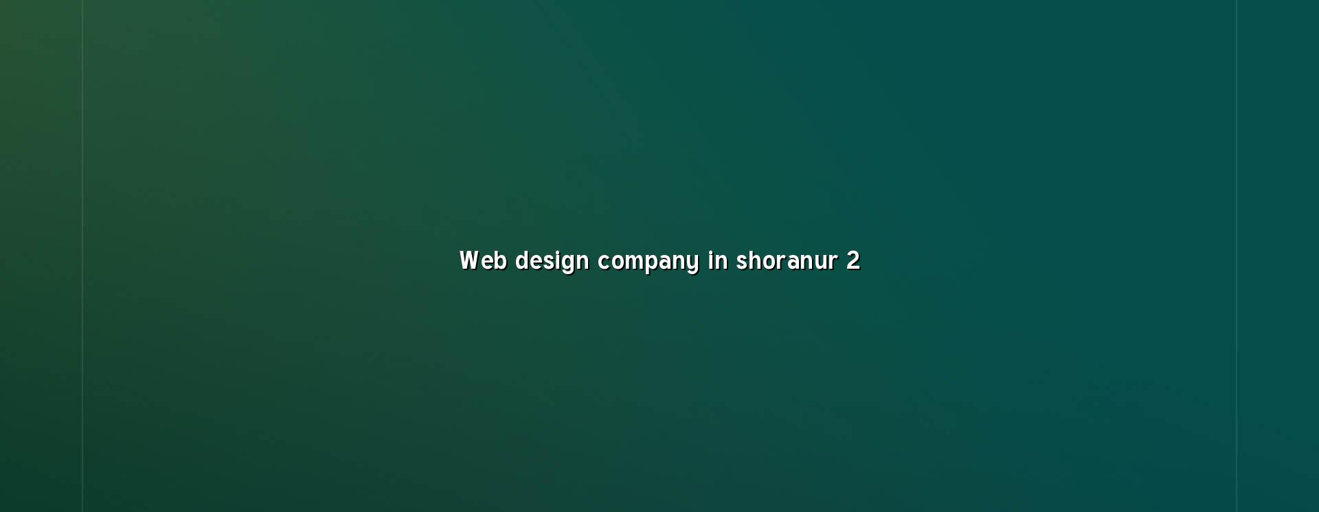 Shoranur website planning for mobile users