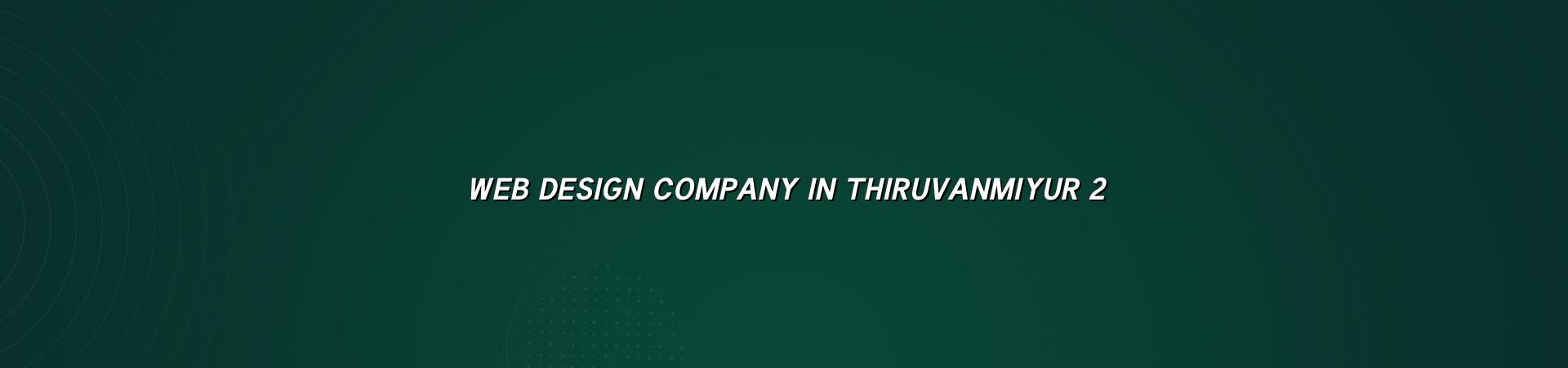 Thiruvanmiyur website planning checklist for local businesses