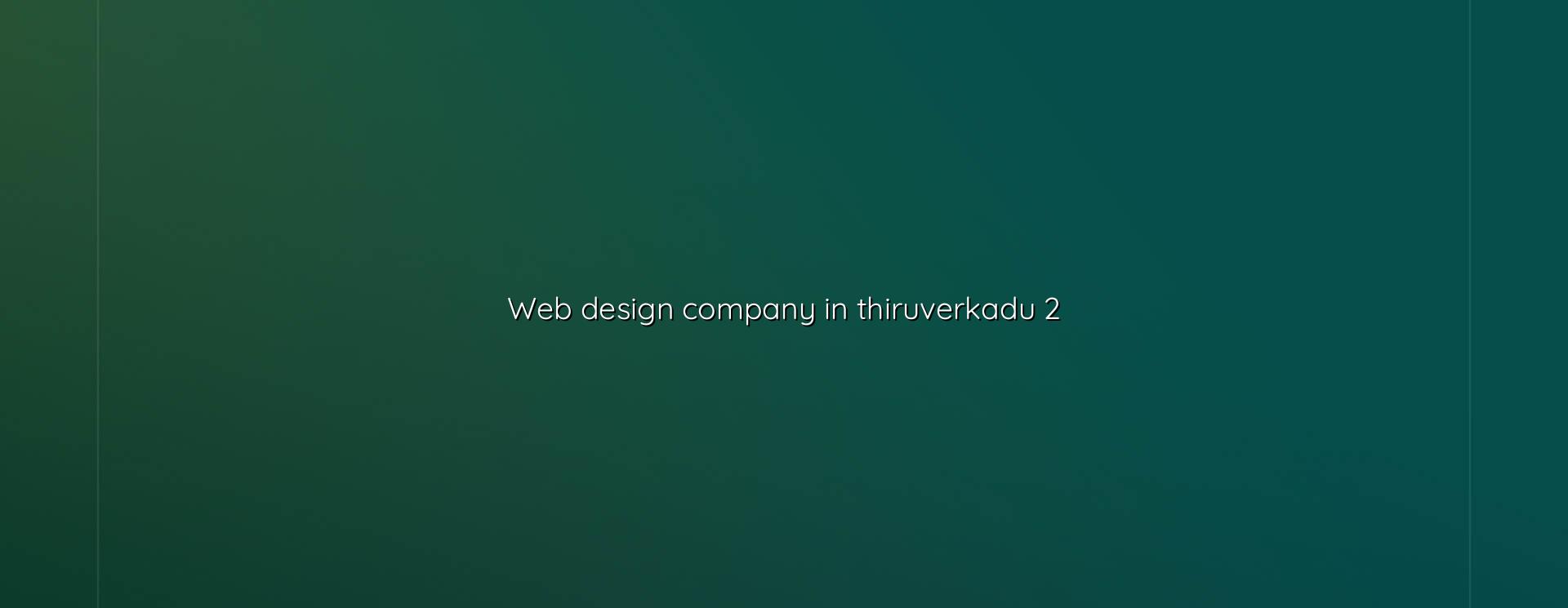 Website planning checklist for Thiruverkadu businesses