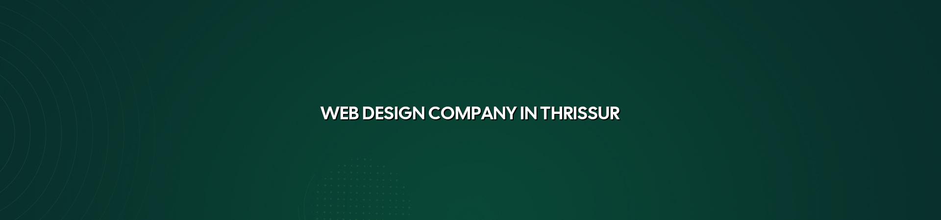 Web design company in Thrissur — WebGLITS