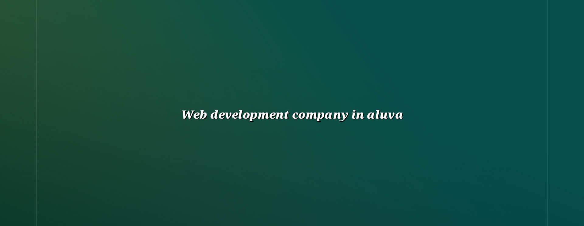 Web development company in Aluva — WebGLITS