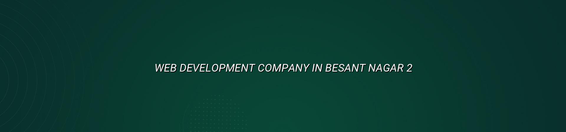 Website planning for Besant Nagar businesses
