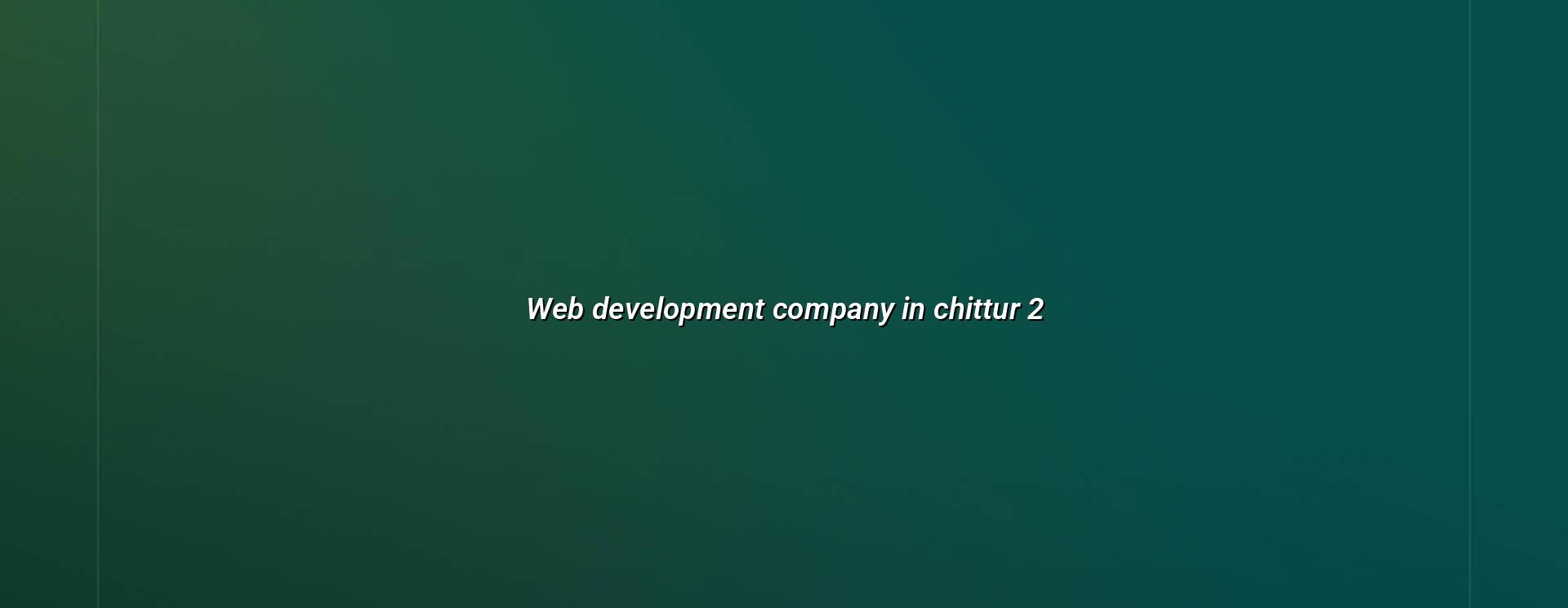 Chittur website development planning and support