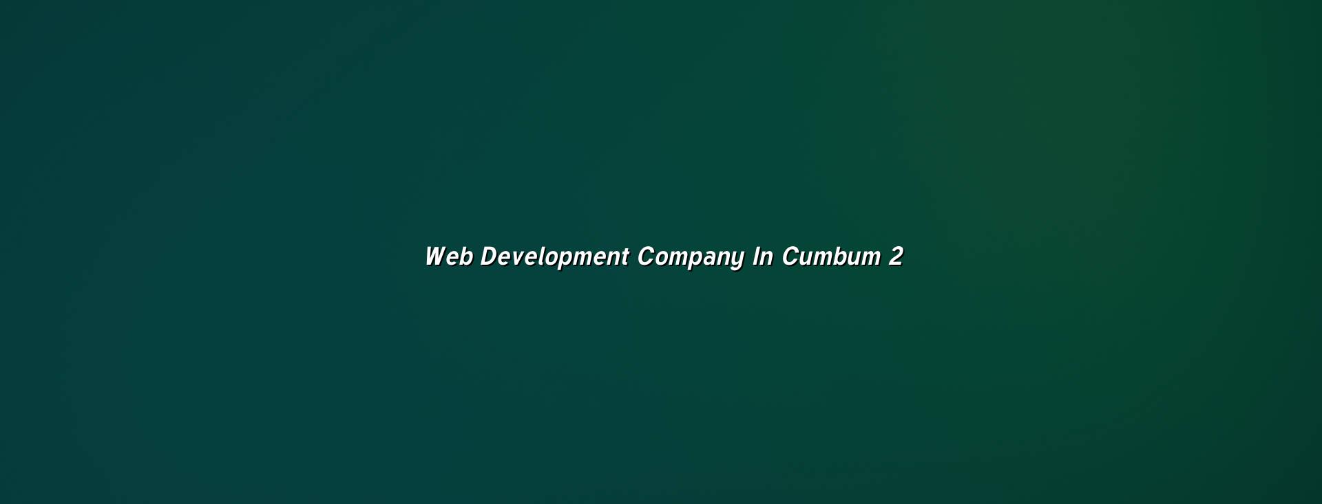 Website planning for Cumbum business owners
