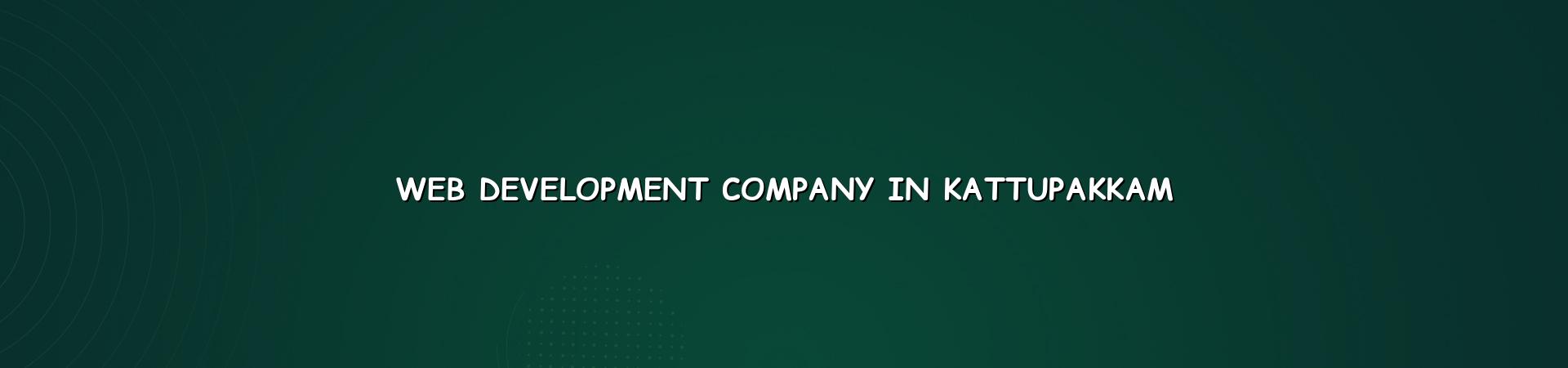 Web development company in Kattupakkam — WebGLITS