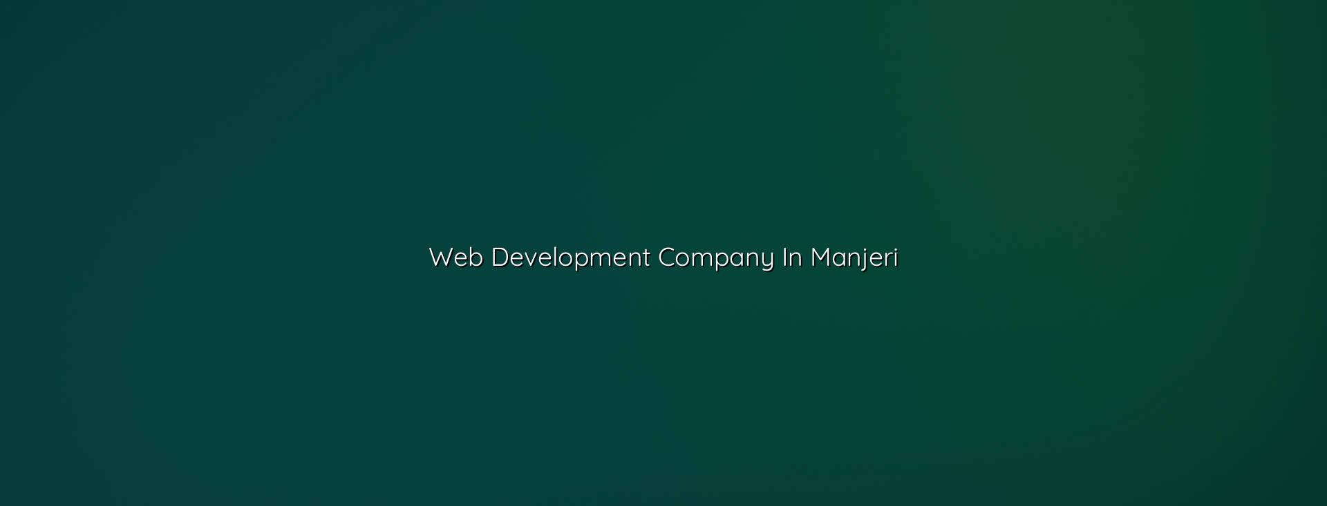 Web development company in Manjeri — WebGLITS
