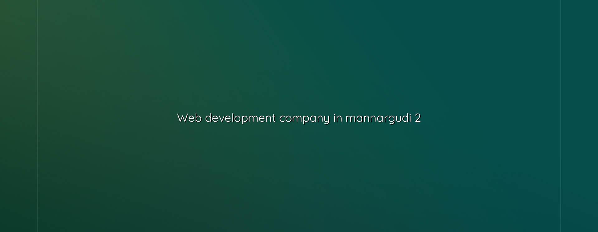 Website planning for Mannargudi businesses