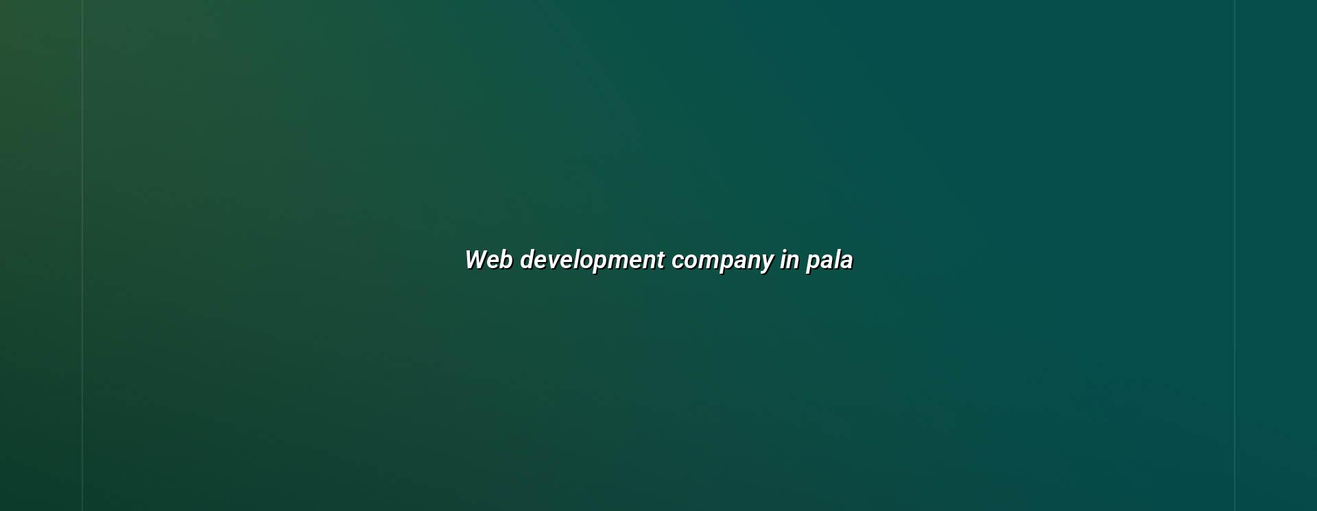 Web development company in Pala by WebGLITS