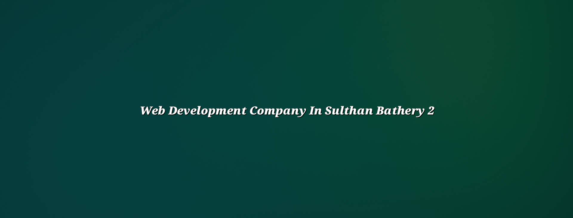 Website planning for Sulthan Bathery businesses
