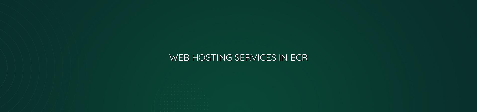 Web Hosting Services in ECR — WebGLITS