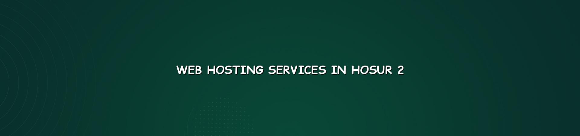 Web hosting checklist for Hosur websites