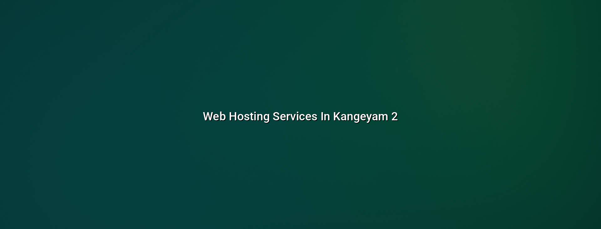 Advanced Web Hosting Services