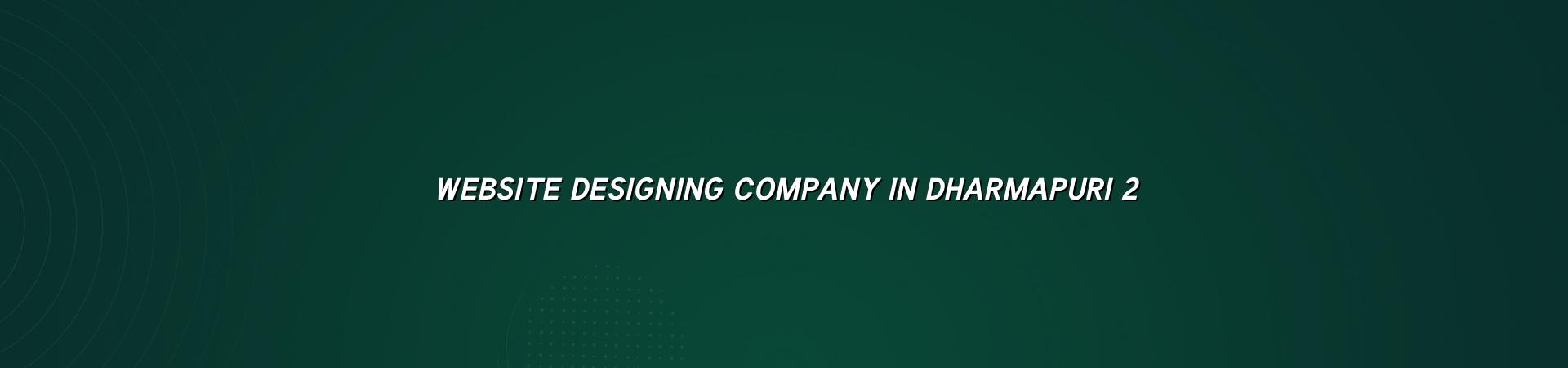 Website planning for Dharmapuri businesses