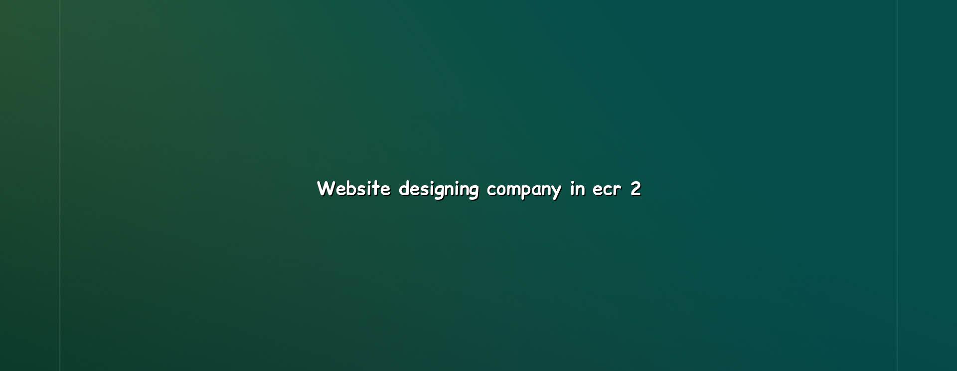 Website Designing ECR image