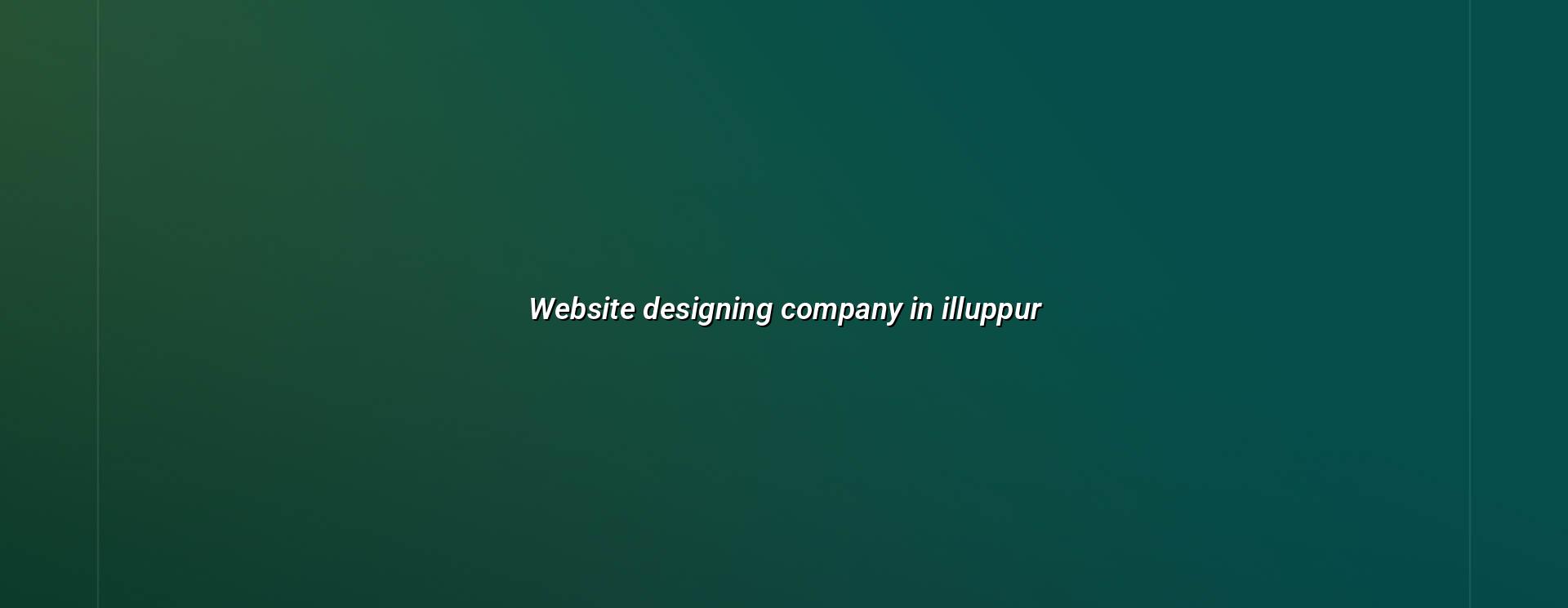 Website designing company in Illuppur — WebGLITS