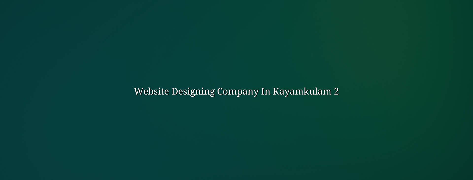 Kayamkulam website planning checklist