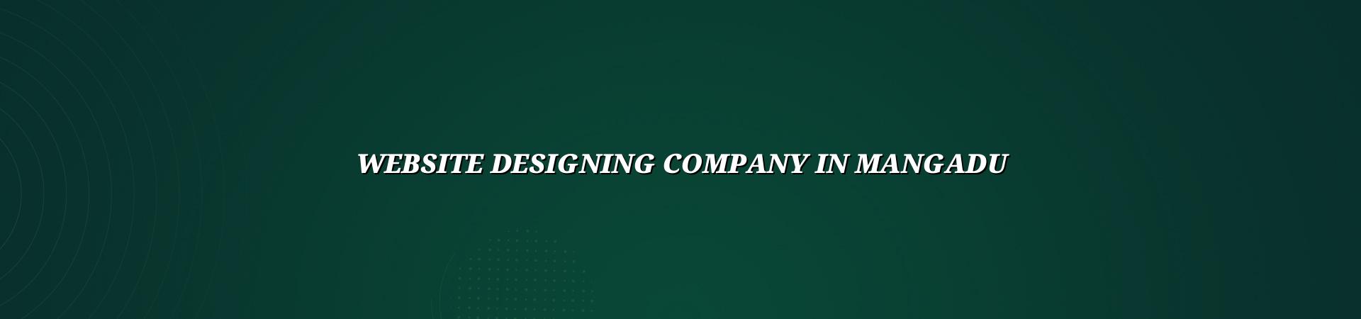 Website designing company in Mangadu — WebGLITS