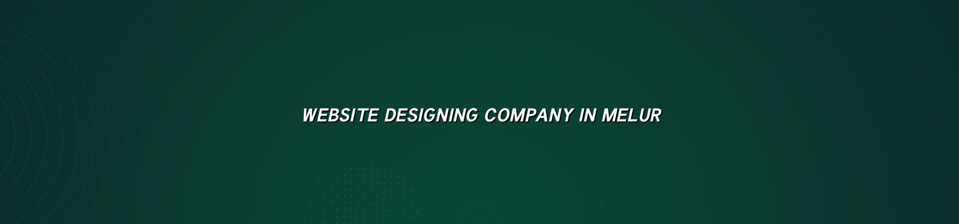Website designing company in Melur — WebGLITS
