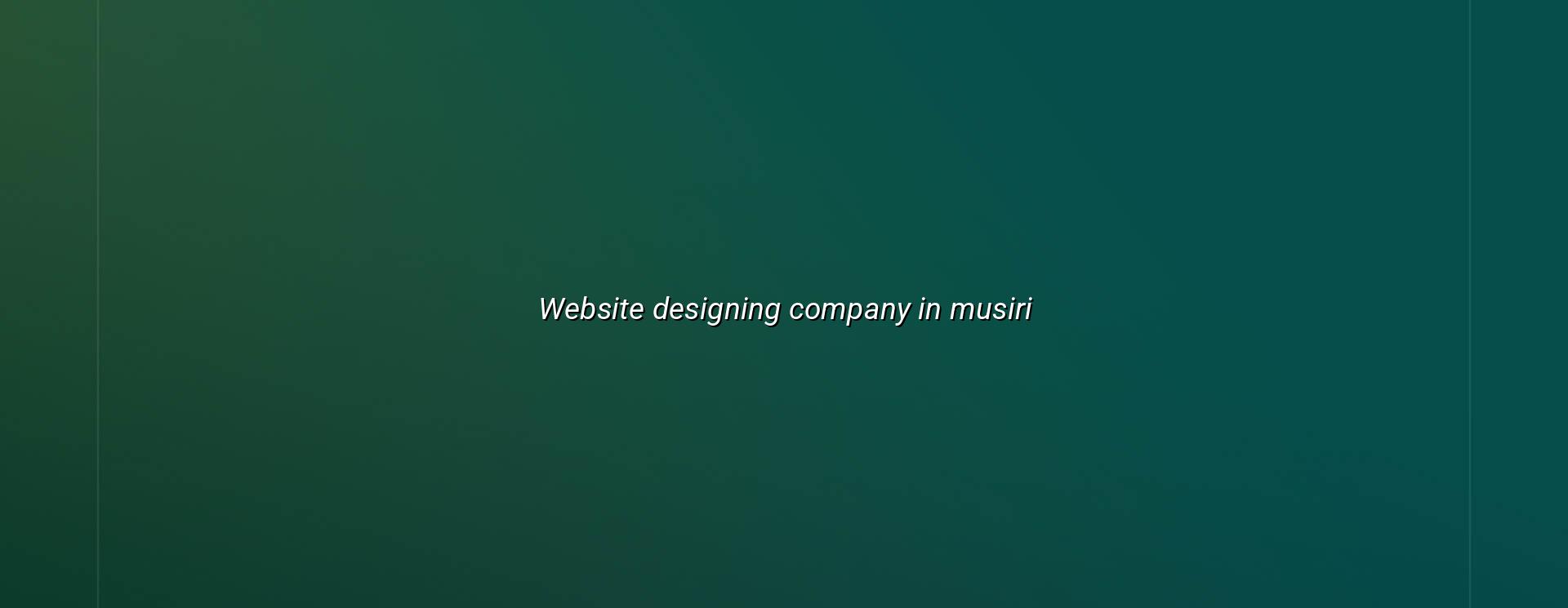 Website designing company in Musiri for local businesses — WebGLITS
