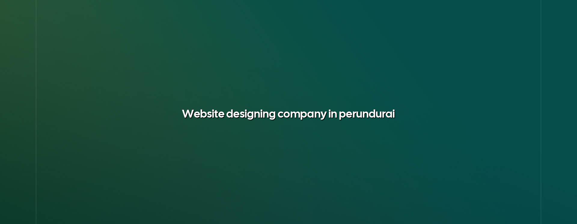Website Designing Company in Perundurai — WebGLITS