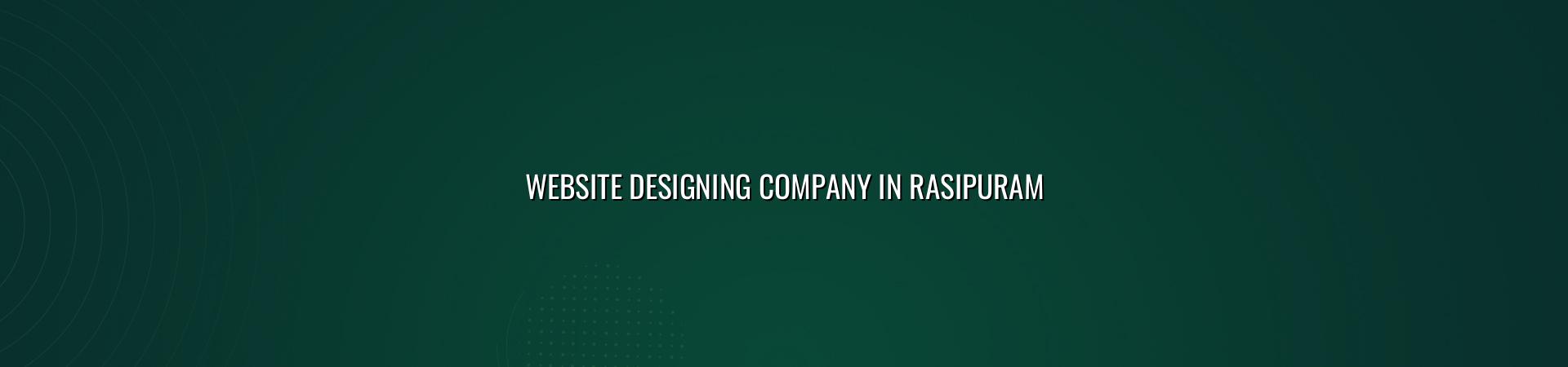 Website designing company in Rasipuram — WebGLITS