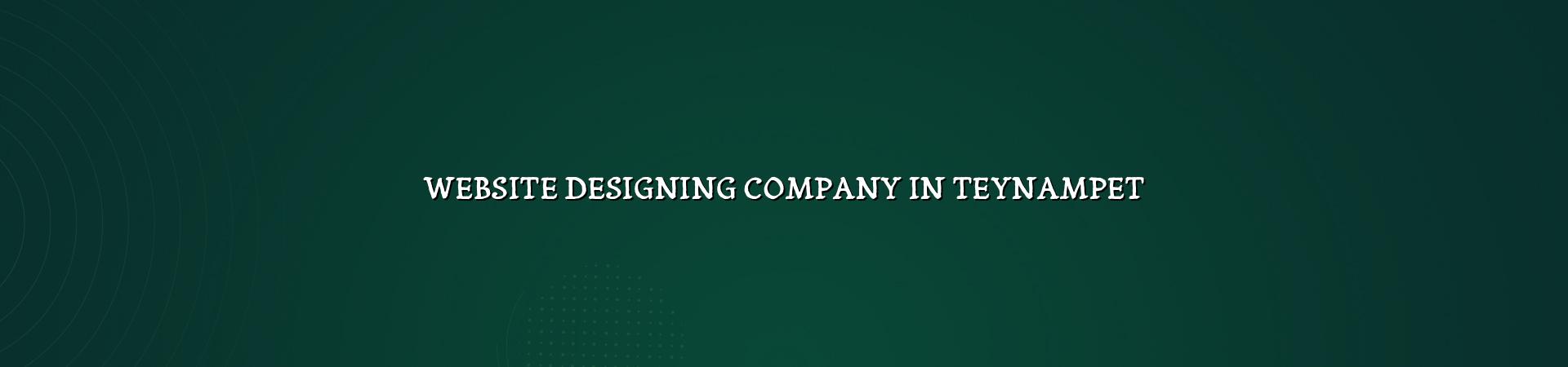 Website designing company in Teynampet in Nagercoil — WebGLITS