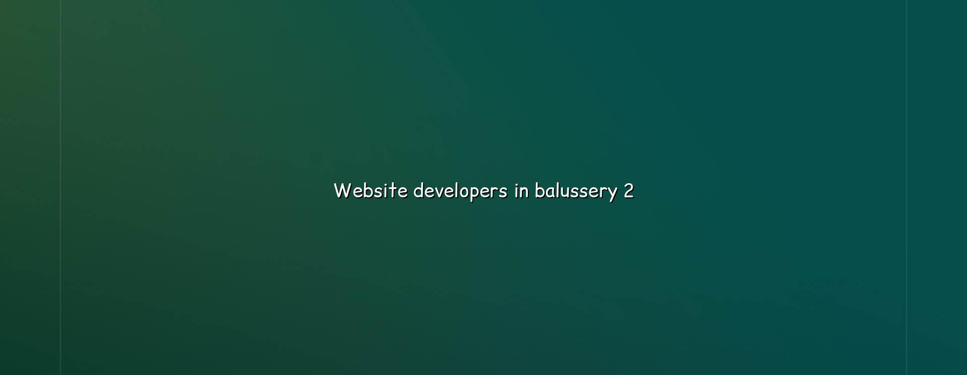 Website developers in Balussery planning and layout support