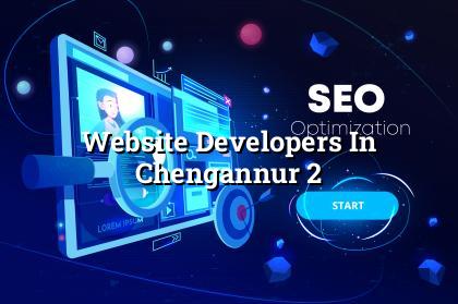 Website developers in Chengannur planning and support