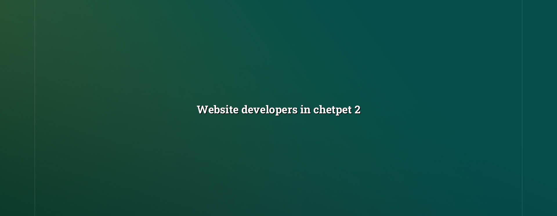 Website development checklist for Chetpet businesses