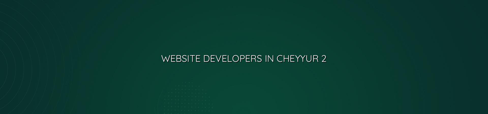 Cheyyur website development checklist by WebGLITS