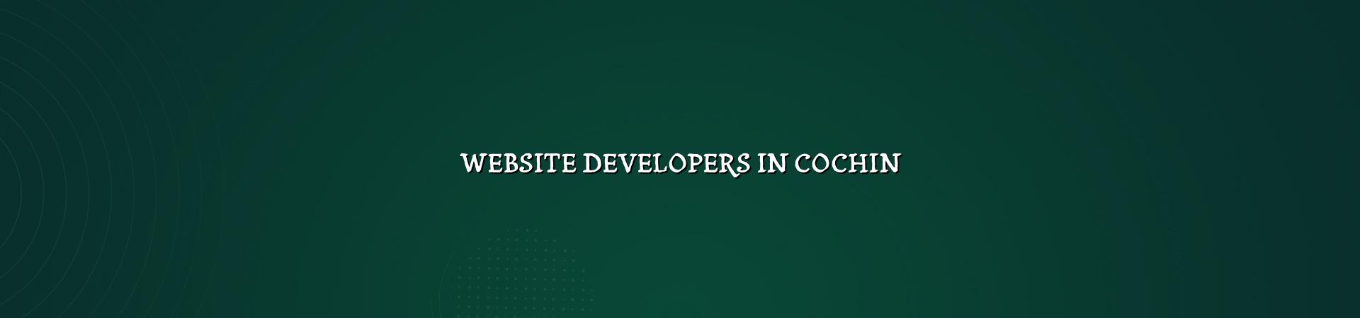 Website developers in Cochin — WebGLITS