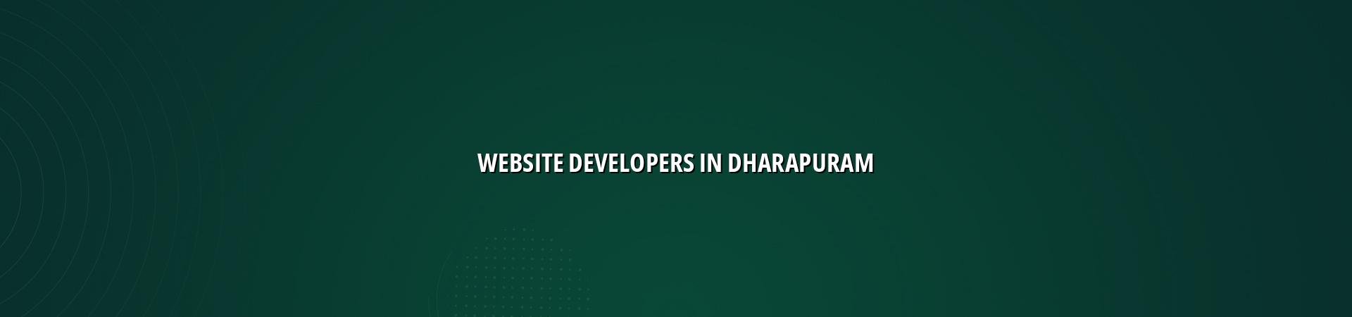 Website developers in Dharapuram — WebGLITS