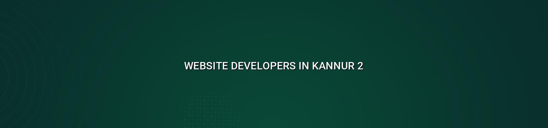 Website developers in Kannur planning and build process