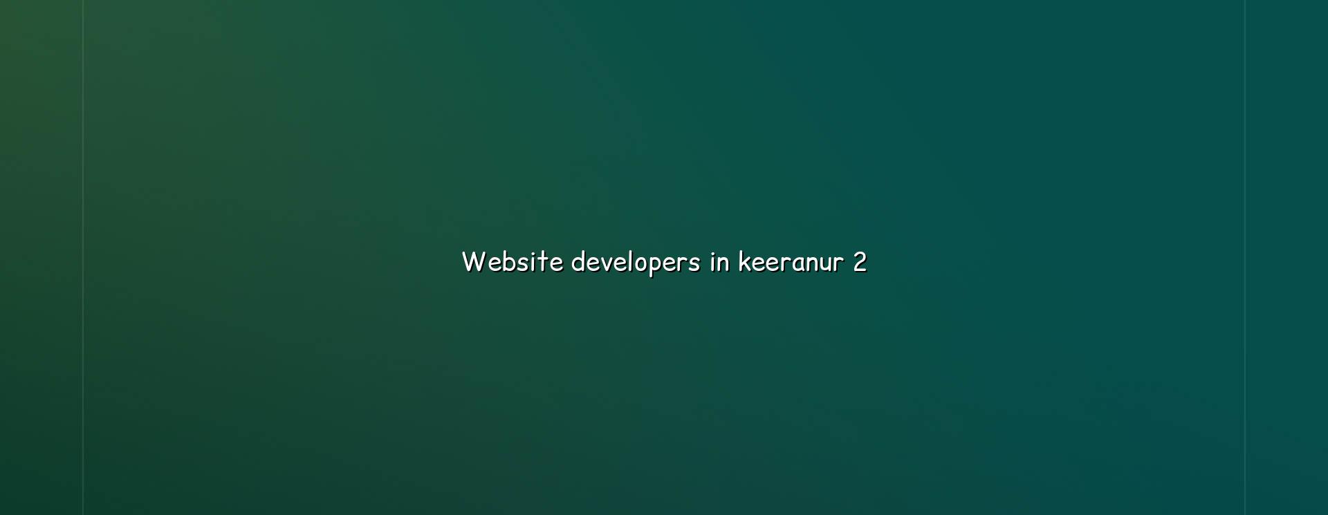 Website development checklist for Keeranur businesses