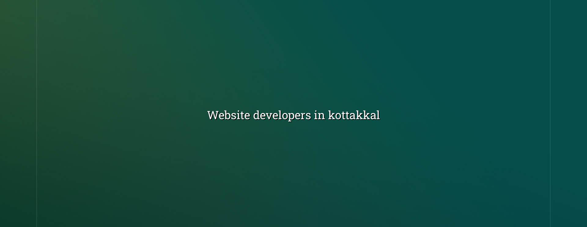 Website developers in Kottakkal — WebGLITS