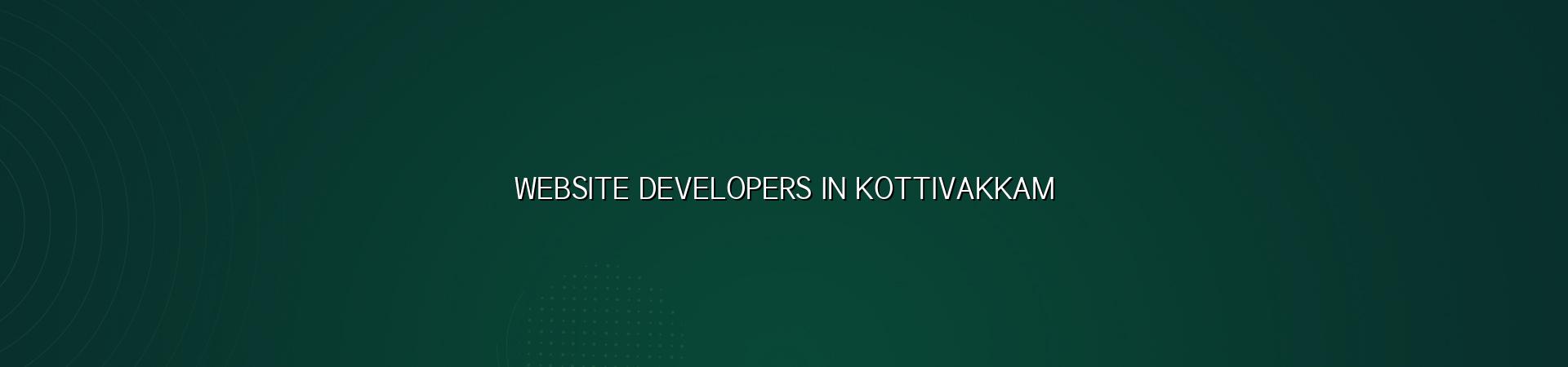 Website developers in Kottivakkam — WebGLITS