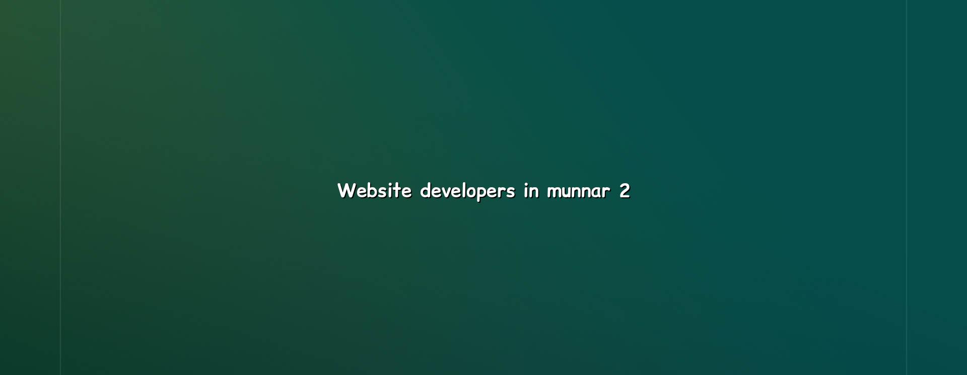 Website development checklist for Munnar businesses