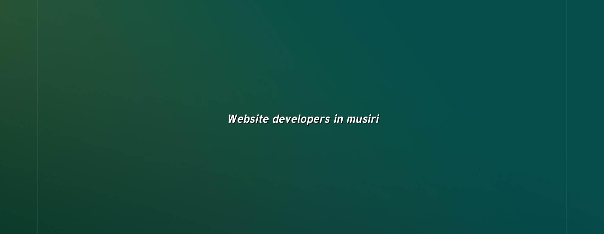 Website developers in Musiri — WebGLITS