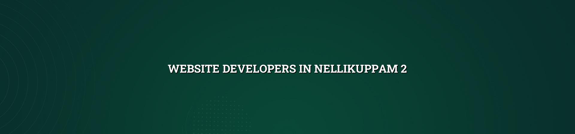 website developers in Nellikuppam checklist and planning support