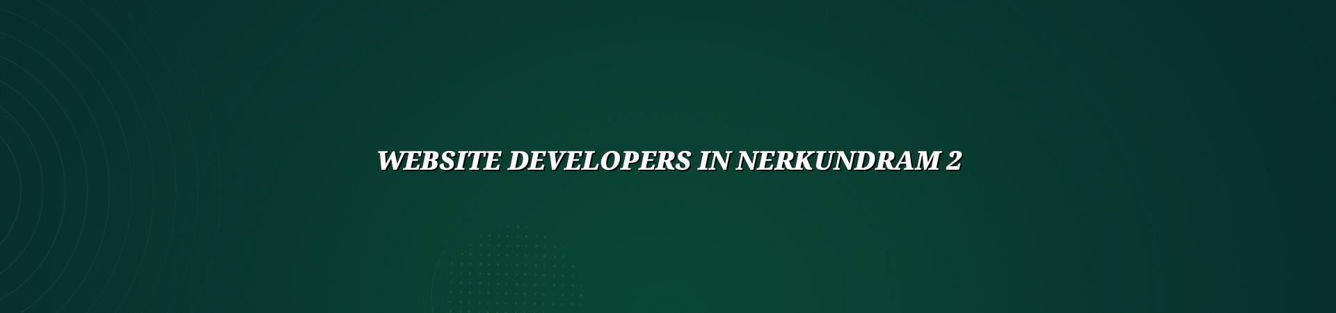 Website planning and development checklist for Nerkundram businesses