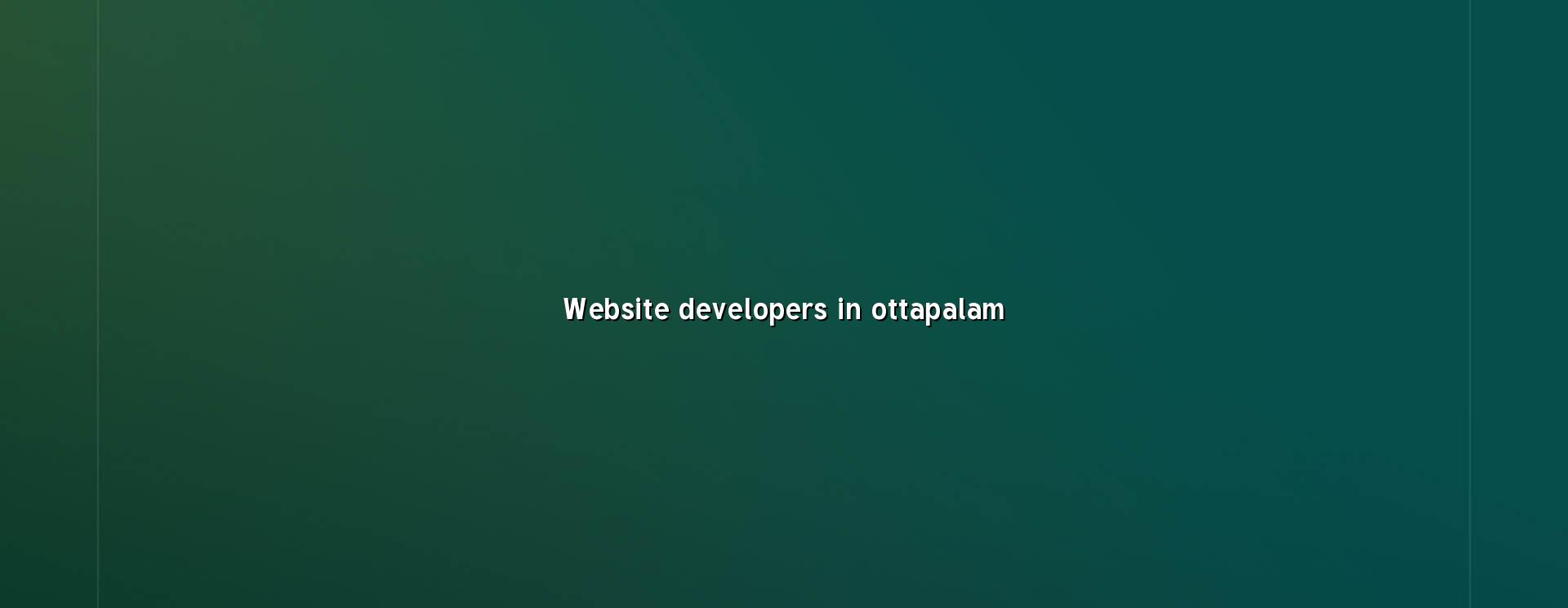 Website developers in Ottapalam — WebGLITS