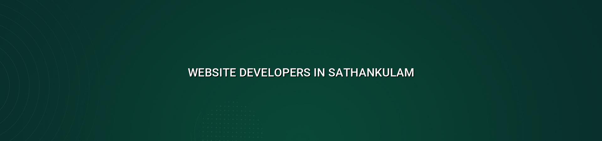 Website developers in Sathankulam — WebGLITS
